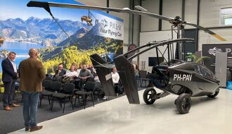 Boeiende presentatie over eerste vliegende auto voor Business Club
